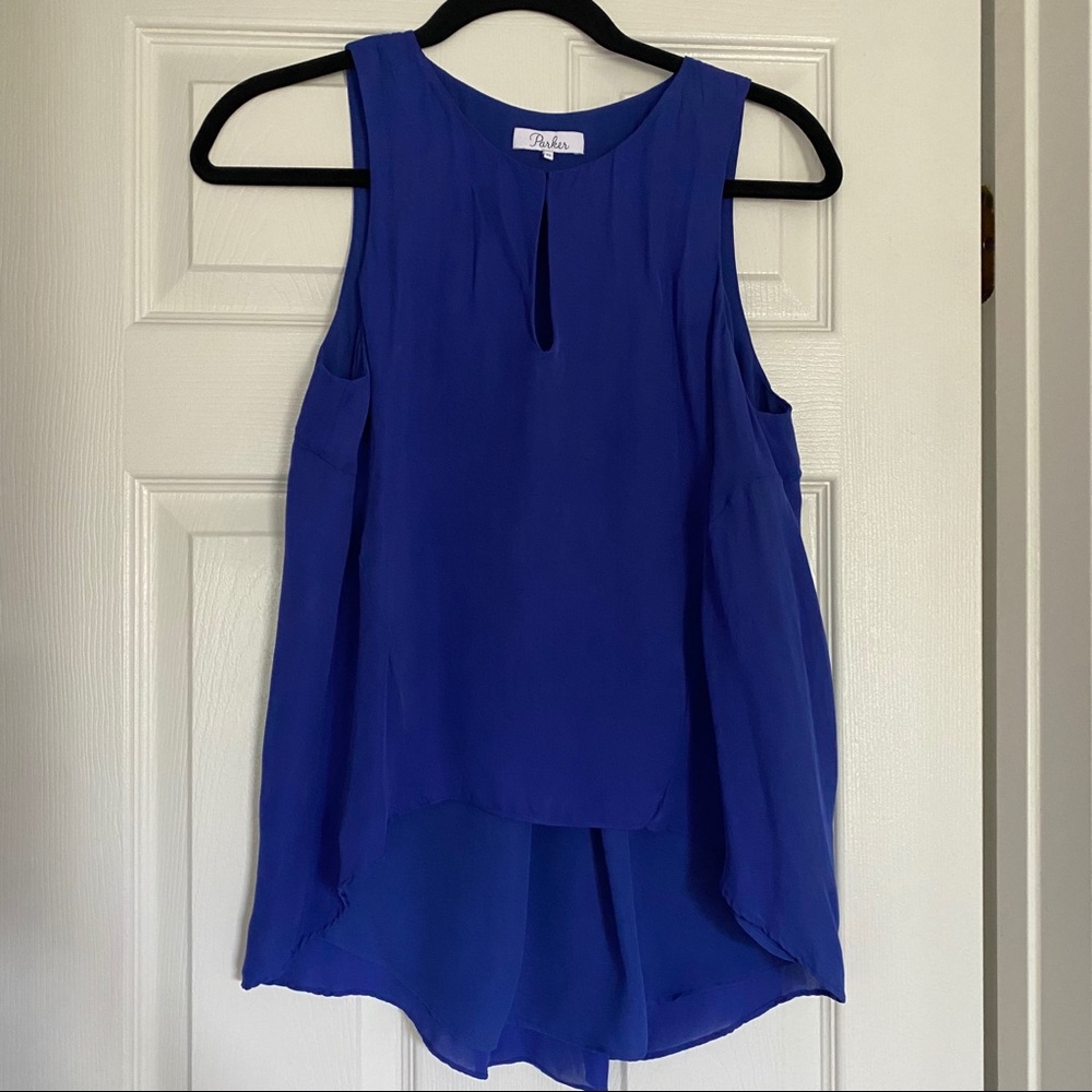 Parker 100% Silk Flowy Tank Top
